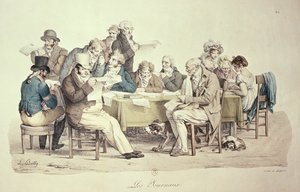The Newspapers, engraved by Francois Seraphin Delpech